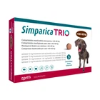 Таблетки от блох, клещей и гельминтов для собак Simparica TRIO от 40 до 60 кг 3 таблетки (10024340)