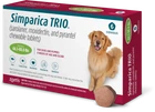 Таблетки від бліх, кліщів та гельмінтів для собак Simparica TRIO від 20 до 40 кг 3 таблетки (10024338)