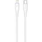 Кабель для зарядки Proove GridLine, Type-C to Lightning, мощность 27W, длина 1 м, Белый