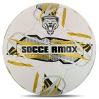 М'яч футбольний професійний №5 SOCCERMAX FB-4165 (PU, білий-жовтий)