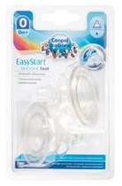 Набор сосок силиконовых мини для бутылочек с широким отверстием 2 шт EasyStart Canpol babies