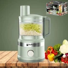 Универсальный кухонный измельчитель овощерезка Hoffmans Electronics HM-2076 Комбайн для кухни 1000W Мятный
