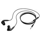 Навушники HOCO M101 Pro Crystal sound wire-controlled earphones з мікрофоном чорні 3.5 мм