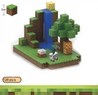 Магнитный конструктор ABS-пластик 128 кубиков зимний Minecraft (530660)