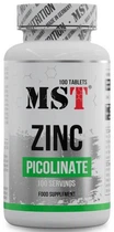 Цинк MST Zinc Picolinate 100 таблеток