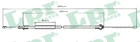 Трос ручного гальма ЗЗАДУ ПРАВОРУЧ CITROEN; PEUGEOT BERLINGO 1.9 DIESEL 11.2002 - 04.2008; BERLINGO 2.0 C0092B-ua LPR (C0092B)