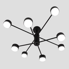 Люстра Luminaria RAY 8xGX53 (4+4) BLACK 780х300мм 220V IP20