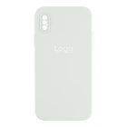 Чохол Silicone Case Square Full Camera для iPhone X/Xs Колір 09.White