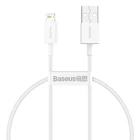 USB кабель Baseus Superior Series Fast Charging Data Cable USB to iP 2.4A 0.25m White CALYS-02
