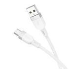 Кабель HOCO X109 Energy silicone charging data cable Type-C/3A/1m. White