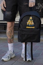 Повсякденний Рюкзак Для Хлопчика Without Compact З Принтом Міньйони Black