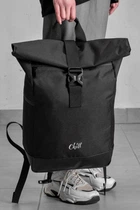 Жіночий Повсякденний Рюкзак Роллтоп Without З Принтом Chill Black