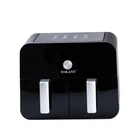 Аэрогриль-фритюрница Sokany SK10008 2400 Вт на 10 л Черный