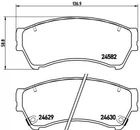 Гальмівні колодки BREMBO P49039 Mazda 6 GSYD3329ZB, GSYD3329ZA, GSYD3328ZA