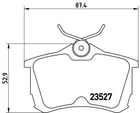 Гальмівні колодки BREMBO P28030 Honda Accord 43022SEAE10, 43022SEAE01, 43022S1AE50
