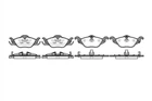 Колодки гальмові WOKING P7843.02 Opel Astra AC666281D, 1605000, 1605070