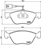 Гальмівні колодки BREMBO P23077 Alfa Romeo 156; Fiat Punto 7087050, 71713143, 71748388