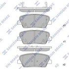 Гальмівні колодки Hi-Q (SANGSIN) SP1247 Hyundai Santa Fe, Genesis, Elantra 583024DU02, 583023NA91, 583023NA90