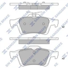 Гальмівні колодки Hi-Q (Sangsin) SP2091 Peugeot 508; Volvo S40, C30, V40; Ford Focus, C-Max, Connect, Kuga; Opel Vectra; Jaguar XJ, XF; Renault Laguna; Citroen C5; Cadillac BLS; Mazda 3 MEAV6J2M008AA, ME3M5J2M008AA, CV6Z2200A