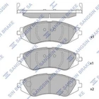 Тормозные колодки Hi-Q (SANGSIN) SP1159 Chevrolet Lacetti, Tacuma, Aveo; Daewoo Nubira, Leganza, Lanos, Gentra, Espero S4510019, S4510011, S4510009
