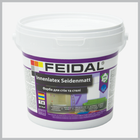 Краска для стен и потолка Feidal Innenlatex Seidenmatt 7 Шелковисто-матовая Белая 1 л