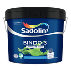 Латексная краска Sadolin Bindo 3 для стен и потолка Белая BW 2,5 л