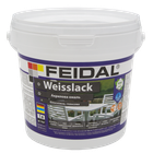 Эмаль акриловая Feidal Weisslack Белая Глянцевая 1 л
