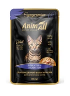 Влажный корм AnimAll с тунцом и курицей 80 г