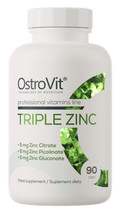 Минералы цинк OstroVit Triple Zinc 90 капсул