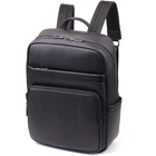 Удобный мужской рюкзак из натуральной кожи Vintage 23052 Черный