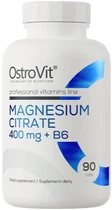 Цитрат магния с витамином B6 OstroVit Magnesium Citrate + B6 400 mg 90 таблеток