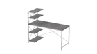 Компьютерный стол Ferrum-decor Джек 75x120x60 Белый ДСП Бетон (FRD-104392)