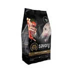 Сухий корм для собак всіх порід Savory зі свіжим м'ясом качки та кроликом