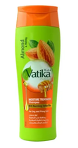 Шампунь увлажняющий Dabur Vatika со сладким миндалем для сухих и вьющихся и жестких волос, 200 мл.