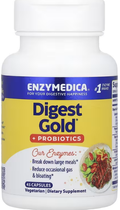 Ферменты и пробиотики для пищеварения Enzymedica Digest Gold + Probiotics 45 капсул в упаковке (ARE-575010)