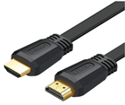 Кабель HDMI/HDMI 2 м UGREEN ED015 Flat Cable чорний
