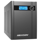 Источник бесперебойного питания с LCD дисплеем Hikvision DS-UPS3000 1800Вт 4xSchuko с аккумуляторами 4x12V 9Ah Черный