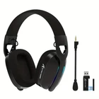 Беспроводные игровые наушники Attack Shark L90 Tri-Mode с микрофоном (Черные, BT/2.4G/AUX, 40 мм)