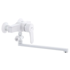 Смеситель для ванны PLAMIX Mario-006 White (без шланга и воронки) (PM0560)