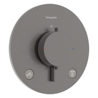 Смеситель скрытого монтажа HANSGROHE ECOSTAT COMFORT 33715340, чорний матовий хром