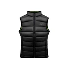Жилет Сollar Vest мужской, размер S, черно-салатовый