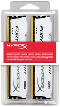 Оперативна пам'ять HyperX DDR4-3200 16384MB PC4-25600 (Kit of 2x8192) Fury White (HX432C18FW2K2/16) - зображення 2