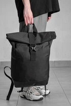 Жіночий Повсякденний Рюкзак Роллтоп Шкільний Without Basic Black (8055151)