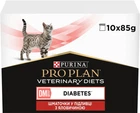 Влажный диетический корм Purina Pro Plan DM для кошек с сахарным диабетом с говядиной 85 г