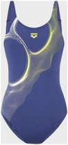 Купальник закрытый Arena RIPPLES SWIMSUIT U BACK B синий Женщины 38 009500-780