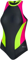 Купальник слитный для женщин Aqua Speed NINA 60931 черный, малиновый, салатовый Женский 40