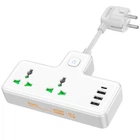 Подовжувач HOCO Voyage 2-position expansion socket AC11A | 3USB/Type-C, 10A | 4758445