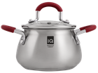Кастрюля IQ Be Royal 1.5л/16см, для всех видов плит, мерная шкала (IQ-2051-16)
