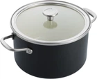 Каструля з кришкою KitchenAid Steel Core CC006001-001 20 см 3.7 л матова чорна