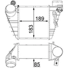 Радиатор интеркулера Skoda Octavia/VW Bora/Golf IV 1.8T/1.9TDI 97-05 MAHLE CI 22 000S UA63 MAHLE (CI22000S)